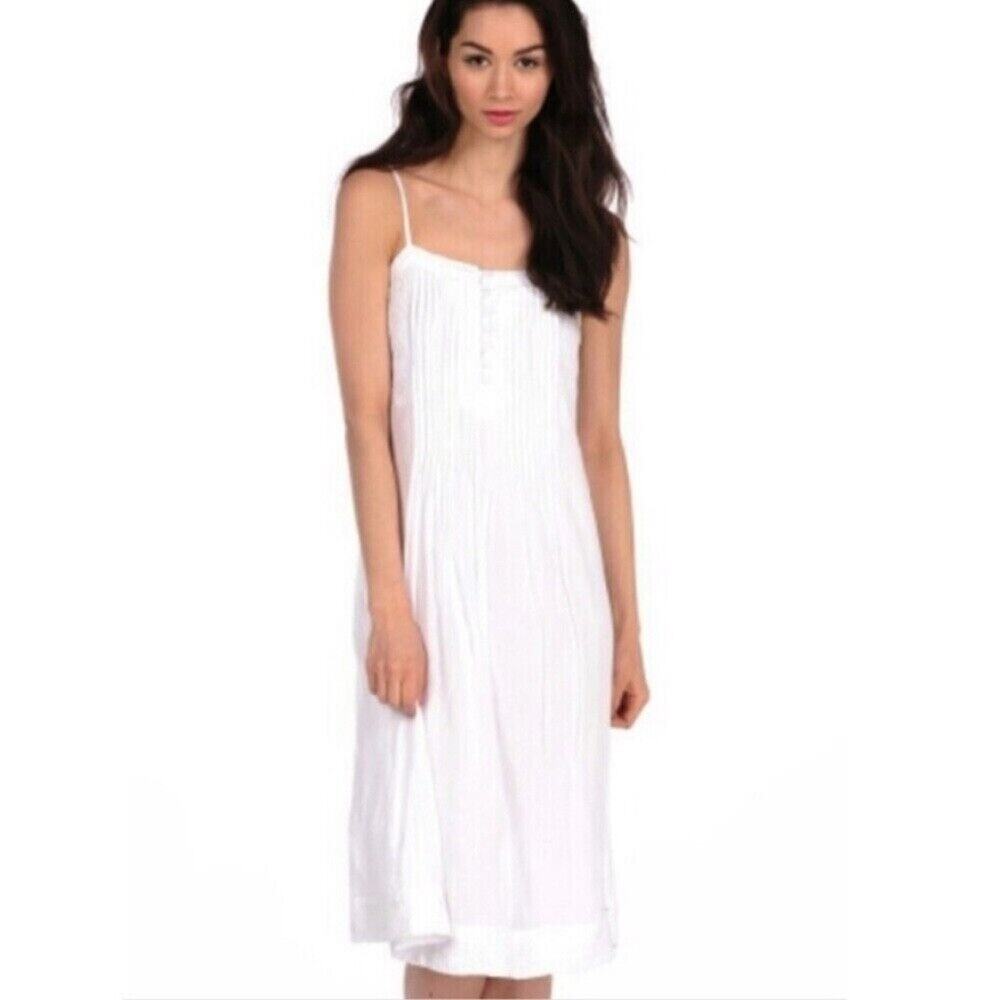 New House of Harlow 1960 White Camilla Midi Dress Sz XS Embroidered Cottagecore